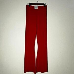 Forever 21 High Rise Leggings Pants Medium Long Dark Red NWT